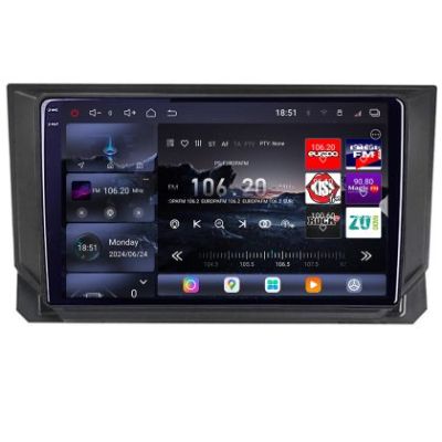 Navigatie Seat Ibiza 2017- Edotec Kit-IBZ 8 core QLED 2K 16+512GB 360 Android Waze USB Navigatie Internet Youtube Radio