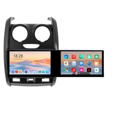 Navigatie Dacia Duster 2012-2019 Kit-157 Edotec 2 ecrane  8 core 4+128 21.6 inch Incell android Wifi 5Ghz gps internet