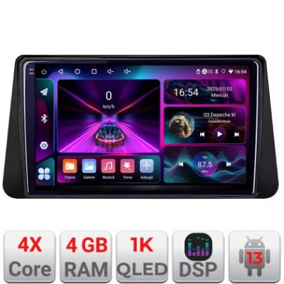 Navigatie Nissan Micra intre anii 2014-2019 Android radio gps internet  4+64 InCell Display 1K Kit-micra+EDT-E209-RK