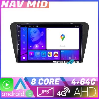Navigatie Skoda Octavia 3 KIT 279 EDOTEC-LITE Android Ecran 720P Octa Core 4 64 Carplay