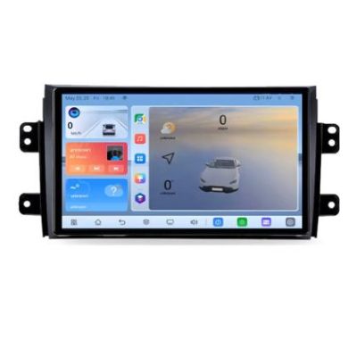 Navigatie Suzuki SX4 2006-2013 C-124 Android 8 Core 2.2 Ghz 8+128 Qled 1K ADAS 4G LTE GPS 360 KIT-124+EDT-E409V3