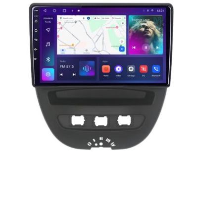 Navigatie Citroen C1 Peugeot 107 Toyota Aygo 2005-2014 Android radio gps internet quad core 4+64 carplay android auto KIT-C1+EDT-E310v3