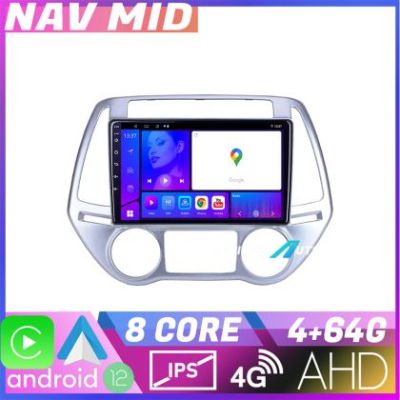 Navigatie Hyundai I20 2011 2014 manual si automat EDOTEC-LITE Android radio gps internet Octa core 4 64 Carplay