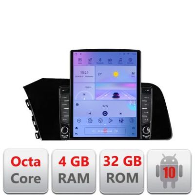 Navigatie Hyundai Elantra 2021- G-elantra2021 ecran tip TESLA 9.7" cu Android Radio Bluetooth Internet GPS WIFI 4+32GB