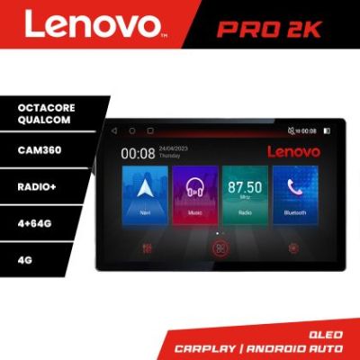 Navigatie Audi A4 2008-2016 NON-MMI K-A4 Lenovo PRO 4+64 13 inch 2K android 4G DSP gps internet