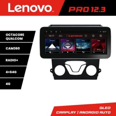 Navigatie Ford Mondeo 2013- K-377 Lenovo PRO 4+64 12.3 inch qled android 4G DSP gps internet  8Core
