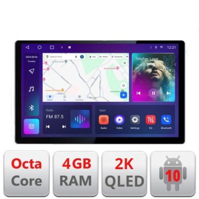 Navigatie dedicata Mazda 6 2013-2017 N-223 Edonav ecran 13" 2K 4+32 Android Waze USB Navigatie 4G 360 Toslink Youtube Radio KI