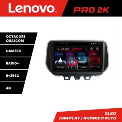 Navigatie Hyundai Tucson 2019  Lenovo Kit-1135 8 core QLED 2K 8+256 360 Android Waze USB Navigatie Internet Youtube Radio