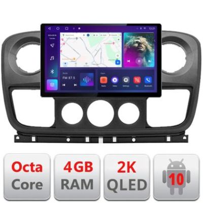 Navigatie dedicata Opel Movano, Renault Master 2010-2021 Edonav ecran 13" 2K 4+32 Android Waze USB Navigatie 4G 360 Toslink Yotube V1