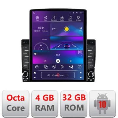 Navigatie Citroen Berlingo Opel Combo 2021- dedicata Ouad core 4+32 ecran vertical 9.7" DSP 360 FHD AHD Android radio gps internet  kit-berlingo2021+EDT-E709+kit-berlingo202110-9