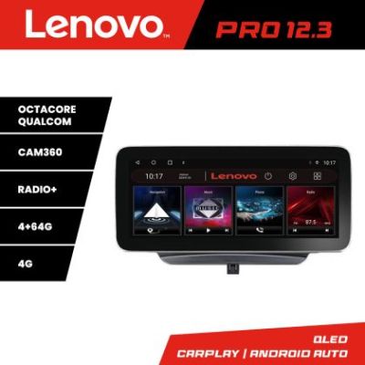 Navigatie Ford Turneo Courier Transit Courier 2014-2021 Lenovo Qled 12.3 inch Octa Core 4+64 360 DSP ADAS carplay android auto radio internet kit-turneo+PRO-12.3-4+64