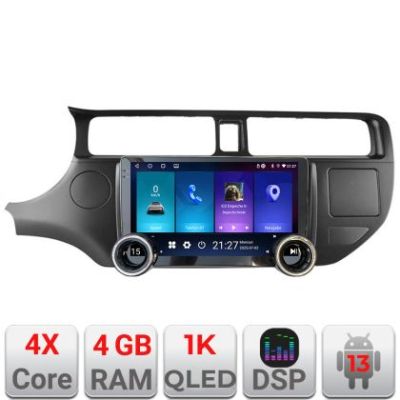 Navigatie Kia Rio 2012- Kit-204 Edotec  4+64 10.5 inch Incell 1K android Wifi 5Ghz gps internet