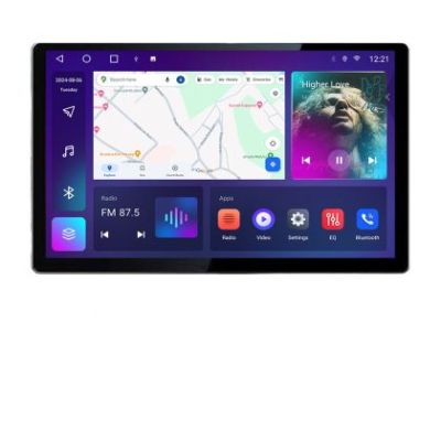 Navigatie dedicata Hyundai Kona N-1058 Edonav ecran 13" 2K 4+32 Android Waze USB Navigatie 4G 360 Toslink Youtube Radio KIT-10