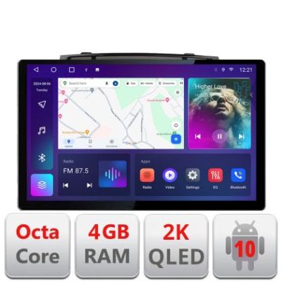 Navigatie dedicata VW Touareg 2012-2019 N-1142 Edonav ecran 13" 2K 4+32 Android Waze USB Navigatie 4G 360 Toslink Youtube Radi
