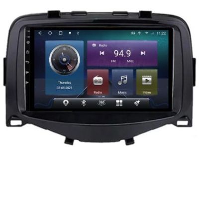 Navigatie Toyota Aygo Peugeot 108 Citroen C1 2016 - 2020 Ecran 7" 4+32GB 8Core Android radio gps Internet wifi 4G Carplay EDT-E407 v2