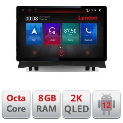 Navigatie Renault Megane 2 N-098 ecran 13" 2K 8+128 Android Waze USB Navigatie 4G 360 Toslink Youtube Radio KIT