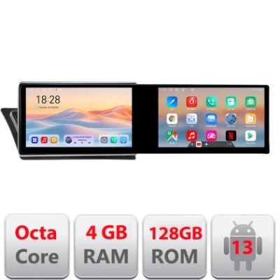 Navigatie Audi Q5 2008-2016 NON-MMI Kit-Q5 Edotec 2 ecrane  8 core 4+128 21.6 inch Incell android Wifi 5Ghz gps internet