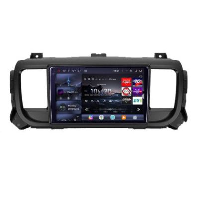 Navigatie Citroen Jumpy Toyota Proace Peugeot Traveller 2017-2022 Edotec Kit-jumpy16 8 core QLED 2K 16+512GB 360 Android Waze USB Navigatie Internet Youtube v2
