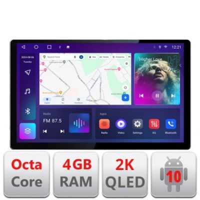 Navigatie dedicata Toyota Avensis 2003-2008 N-avensis03 Edonav ecran 13" 2K 4+32 Android Waze USB Navigatie 4G 360 Toslink You