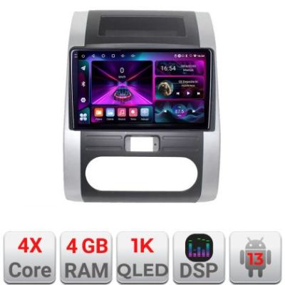 Navigatie Nissan X-Trail 2007-2013 A-001  4+64 InCell Display 1K Android Waze USB Navigatie Internet Youtube Radio