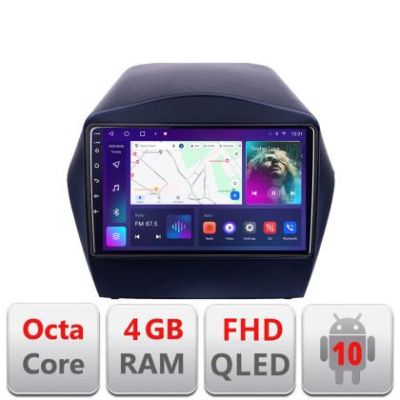 Navigatie Hyundai IX35 B-361 Android Ecran QLED octa core 4+64 carplay android auto KIT-361+EDT-E309V3