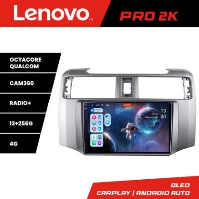 Navigatie Toyota 4runner 2009-2019 Android radio gps internet 8 core QLED 2K 12+256 360 Lenovo
