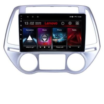 Navigatie Hyundai I20 2011-2014 manual si automat Android radio gps internet 8 core QLED 2K 4+64 360 Lenovo