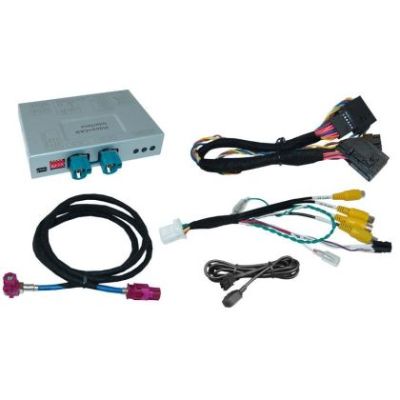 Interfata camera video spate si camera vieo fata Range Rover dupa 2017 cu 2 ecrane la navi si clima CP-LR18-2SCREEN