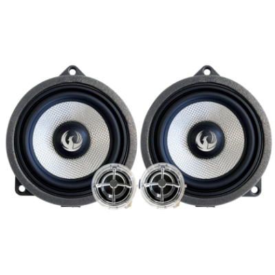 Kit Difuzoare pe 2 căi BMW 4” (100 mm) cu filtru și cabluri plug & play 60W RMS/120W MAX 4Ohm Phoenix Gold ZDSB100CS v2