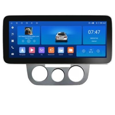 Navigatie VW Golf 5 2004-2010 clima manuala Edotec 4+64 12.3 inch Incell 1K android Wifi 5Ghz gps internet  KIT-golf5-manual