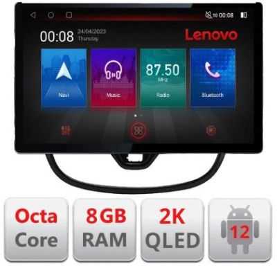 Navigatie Opel Karl 2017- N-karl ecran 13" 2K 8+128 Android Waze USB Navigatie 4G 360 Toslink Youtube Radio kit