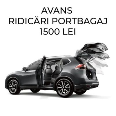 Avans partial kit ridicare portbagaj la comanda - 1500 lei