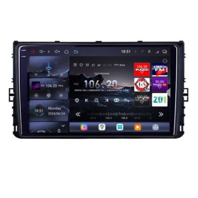 Navigatie grupul VW Edotec Kit-933 8 core QLED 2K 16+512GB 360 Android Waze USB Navigatie Internet Youtube Radio