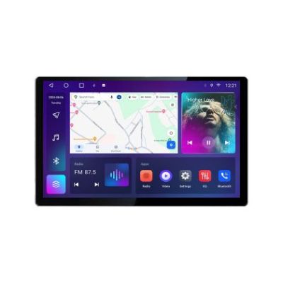 Navigatie dedicata Toyota RAV4 N-018 Edonav ecran 13" 2K 4+32 Android Waze USB Navigatie 4G 360 Toslink Youtube Radio KIT-018 si