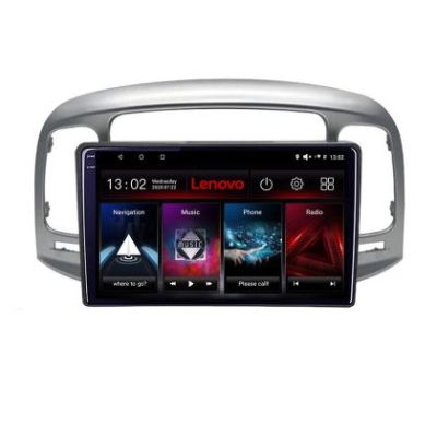 Navigatie Hyundai Accent 2006-2012 Lenovo Kit-ACCENT 8 core QLED 2K 8+256 360 Android Waze USB Navigatie Internet Youtube Radio