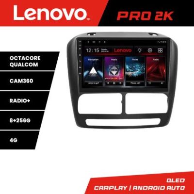 Navigatie Fiat Doblo 2010-2017 si Opel Combo 2010-2017 8 core QLED 2K 8+256 360  Android Waze USB Navigatie Internet Youtube v1 Lenovo