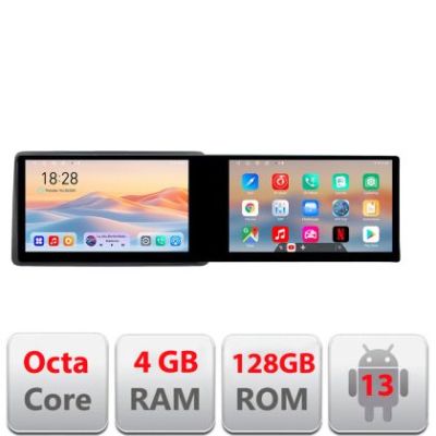 Navigatie DODGE RAM 2019- Edotec 2 ecrane  8 core 4+128 21.6 inch Incell android Wifi 5Ghz gps internet