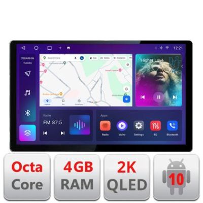 Navigatie dedicata Opel Astra H 2006-2015 Edonav ecran 13" 2K 4+32 Android Waze USB Navigatie 4G 360 Toslink Youtube Radio kit
