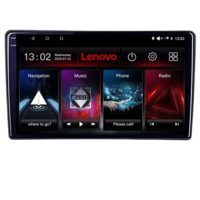 Navigatie Renault Trafic 2008-2012 Lenovo 8 core QLED 2K 8+256 360 Android Waze USB Navigatie Internet Youtube Radio
