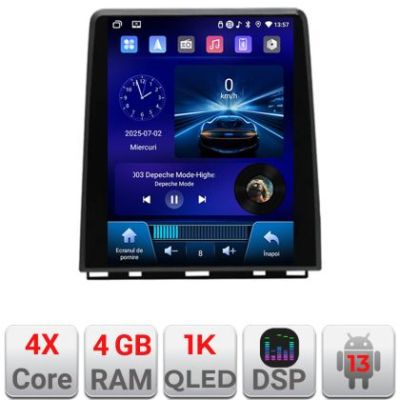 Navigație dedicată Tip Tesla Cevrolet Cruze 2006-2012 Radio gps internet 4 Core carplay android auto 4+64 Incell Display GB Kit-tesla-045+EDT-E220-RK