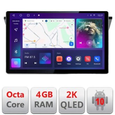 Navigatie dedicata VW Tiguan 2016- N-5883 Edonav ecran 13" 2K 4+32 Android Waze USB Navigatie 4G 360 Toslink Youtube Radio KIT