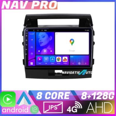 Navigatie Toyota LandCruiser 2008 2015 KIT 381 EDOTEC-LITE Android Ecran 720P Octa Core 8 128 Carplay v1