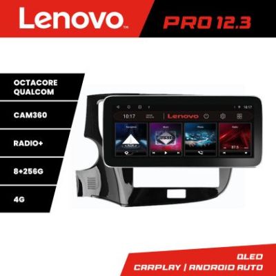 Navigatie Mitsubishi Outlander 2014- K-1230 Lenovo PRO 8+256 12.3 inch qled android 4G DSP gps internet