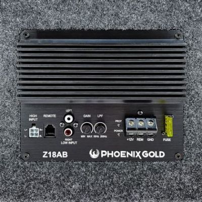 Subwoofer activ cu incinta Phoenix Gold Z18AB, 125 watts rms