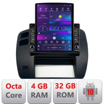 Navigatie Nissan Patrol 2000-2005 dedicata Ouad core 4+32 ecran vertical 9.7" DSP 360 FHD AHD Android radio gps internet  kit-patrol-old+EDT-E709