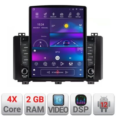 Navigatie Toyota Auris 2013-2018 Quad Core ecran tip TESLA 9.7" cu Android Radio Bluetooth Internet GPS WIFI 2+32 DSP