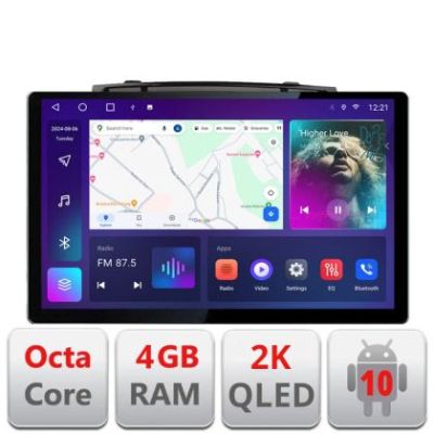 Navigatie VW Touareg 2011-2018 Quad Core Edonav ecran 13" 2K 4+32 Android Waze USB Navigatie 4G 360 Toslink Youtube Radio