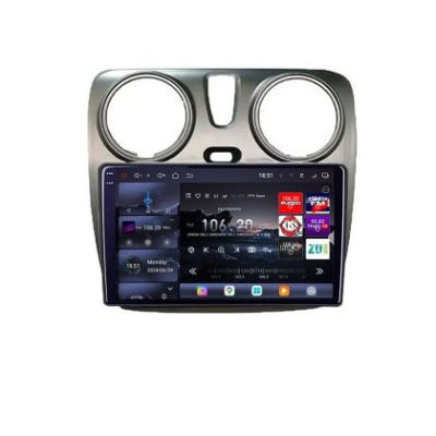 Navigatie Dacia Dokker Lodgy Android radio bluetooth internet 8 core QLED 2K 16+512GB 360 RAM Edotec