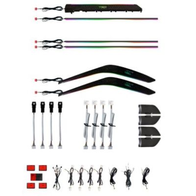 Lumini ambientale Toyota Corolla 2019-2021 set complet control telefon sau sistem original