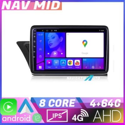 Navigatie Audi A4 A5 B8 cu MMI3G EDOTEC-LITE Android Ecran 720P Octa Core 4 64 Carplay